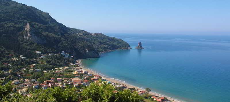 Sebastian'S - Agios Gordios Beach Daire Dış mekan fotoğraf